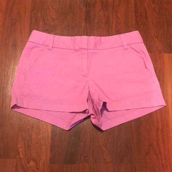 J Crew Chino Pink Shorts Sz 4 - Picture 2 of 7